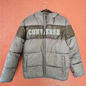Converse Gray Puffer Jacket